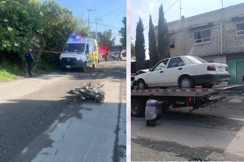 Mujer motociclista pierde la vida tras choque en San Juan Tilapa